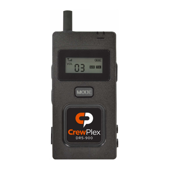 CrewPlex DR5-900 Operating Manual
