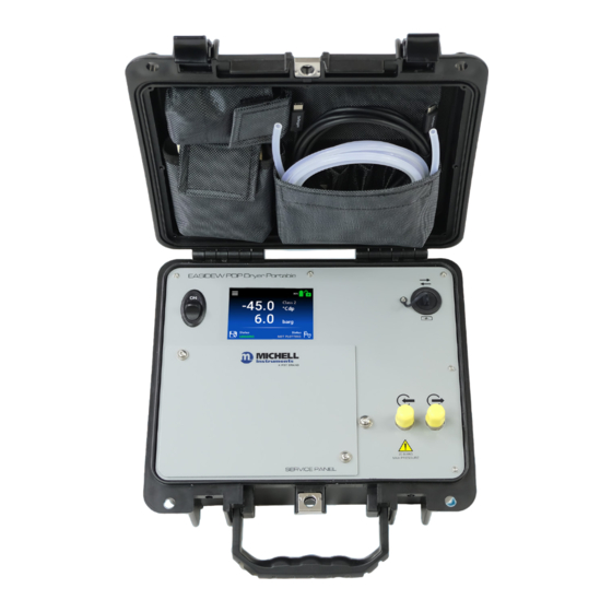 PST MICHELL Instruments Easidew PDP Dryer Portable User Manual
