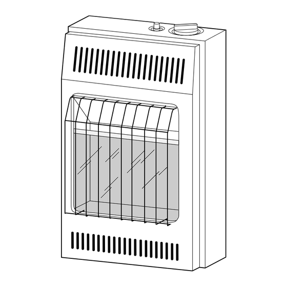 Desa Comfort Glow CGP10 Owner's Operation And Installation Manual