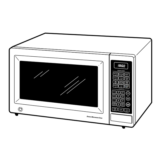 GE JE1860CH - 1.8 cu. Ft. Countertop Microwave Oven Dimensions