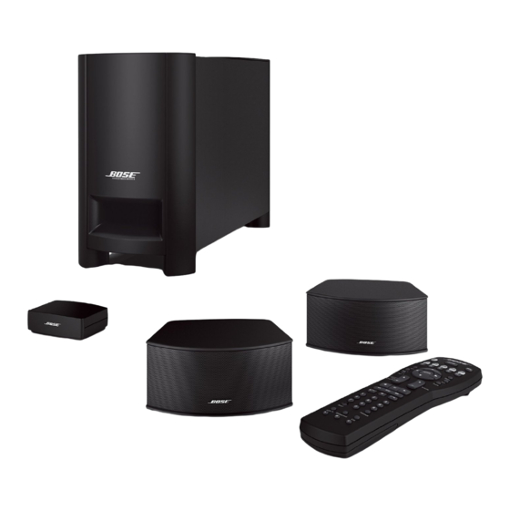 Bose CINEMATE SERIES II Guía De Usuario