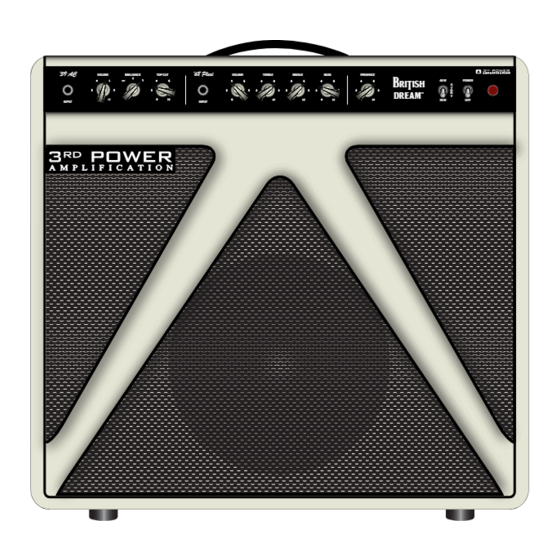 3rd Power BRITISH DREAM 112 COMBO & HEAD User Manual