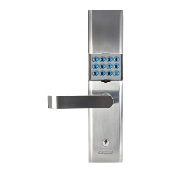 Schlage LE162 Installation Instructions & User Manual