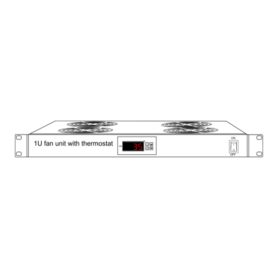 DAPAudio 1U fan unit Manuals