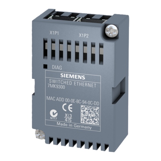 Siemens 7KM9300-0AE01-0AA0 Operating Instructions