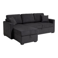 Argos REAGAN FAB RH CRN CHAISE SOFABED NATURAL 7019757 Assembly Instructions Manual