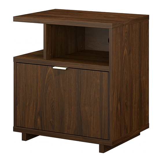 BUSH FURNITURE Kathy Ireland Home MDF127MW Manual
