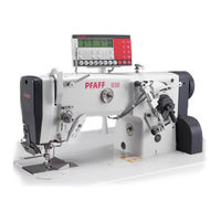 Pfaff 938 Instruction Manual
