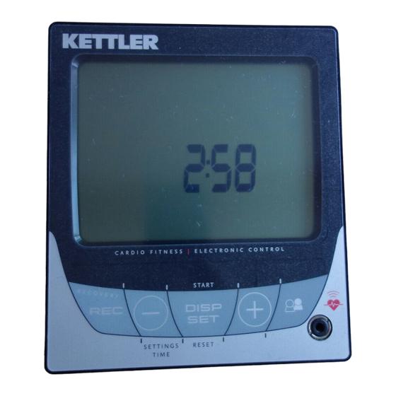 Kettler FB601 GOLF M Training And Operating Instructions