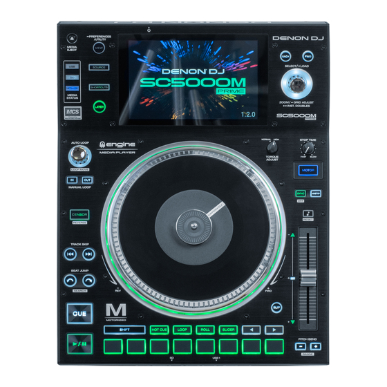 Denon SC5000M Prime Quick Start Manual