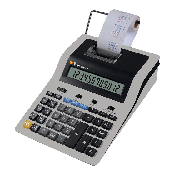 Twen 130 PD Instruction Manual