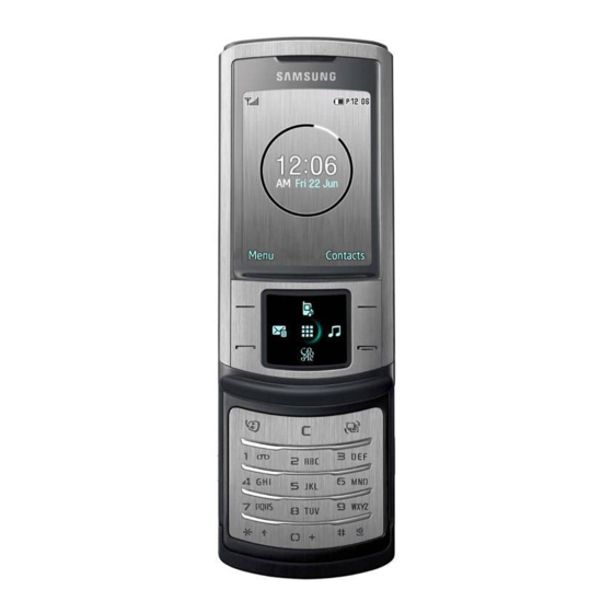 Samsung SGH-U900 User Manual