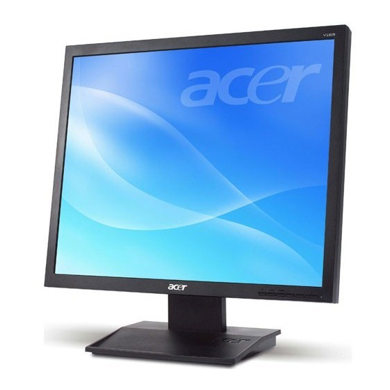 Acer V193Dbm User Manual