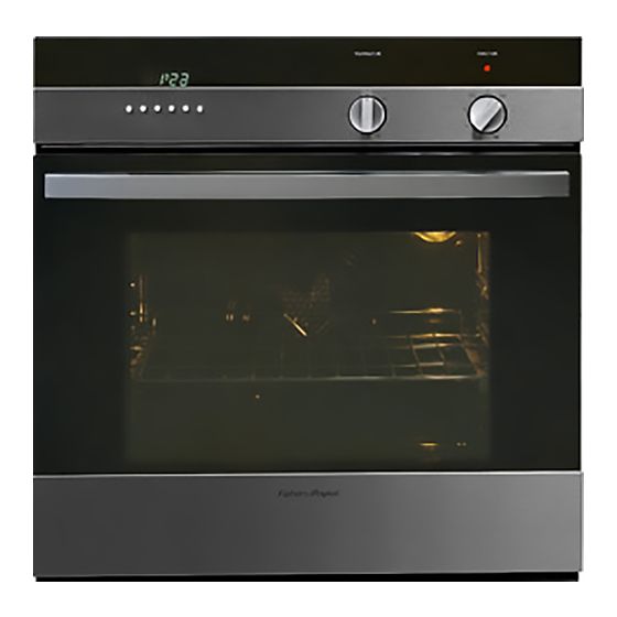 Fisher & Paykel OB60BCEW1 Service Manual