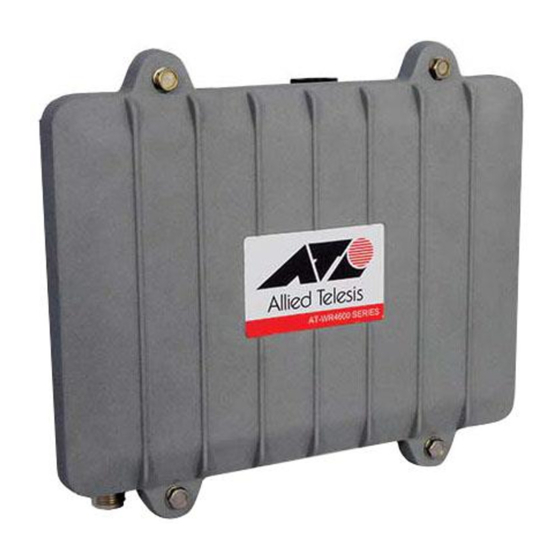 Allied Telesis AT-WR4662n Quick Installation Manual