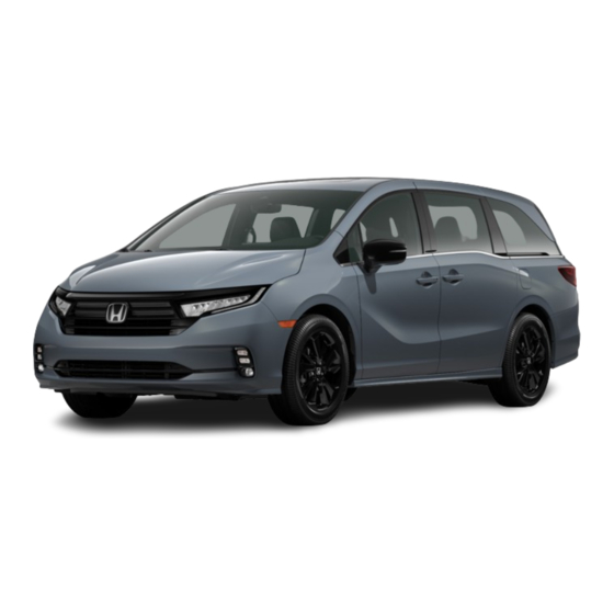 Honda ODYSSEY 2023 Owner's Manual