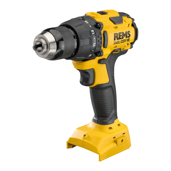 REMS Helix 22 V VE Manuals