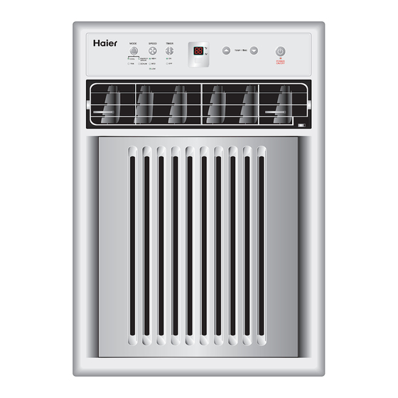 Haier HWV10XC5 User Manual