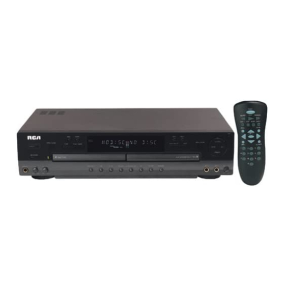 RCA CDRW12 Manual