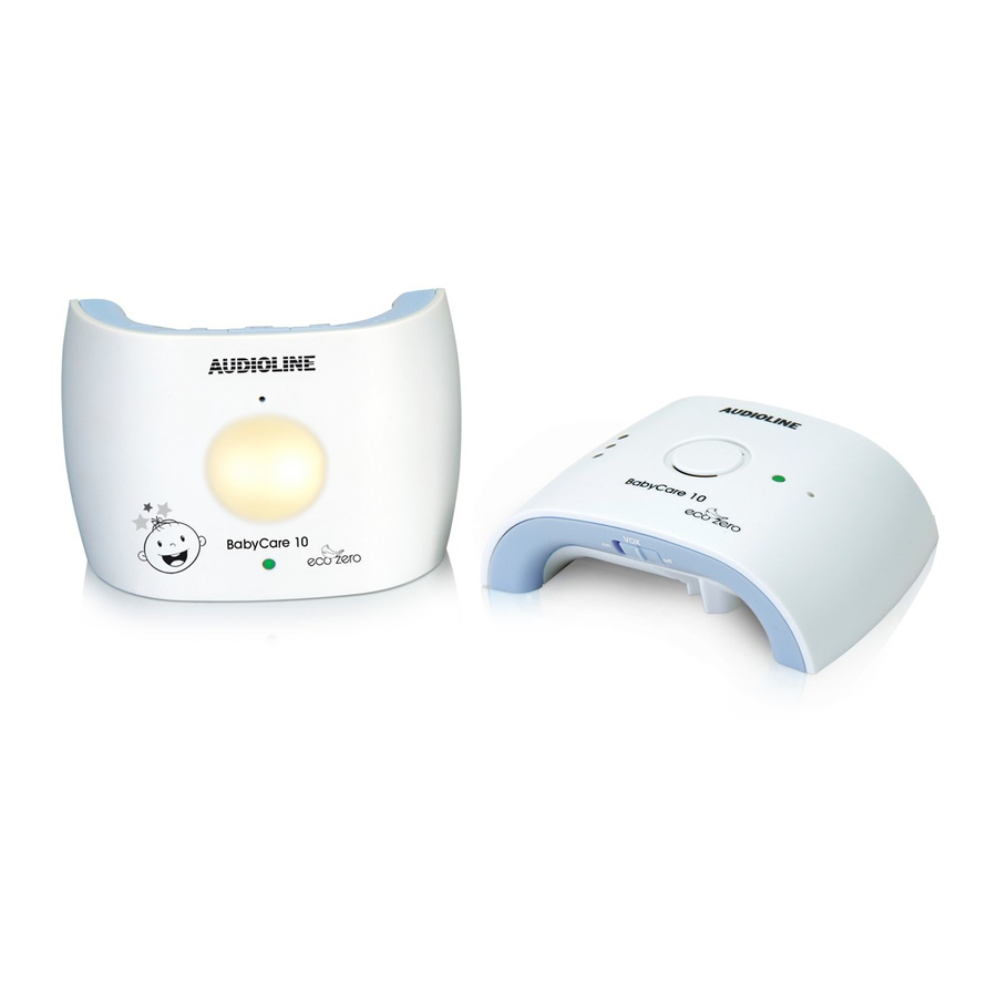 AUDIOLINE Baby Care 10 Eco Zero Operating Instructions Manual