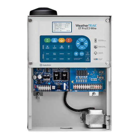 HydroPoint WeatherTRAK ET Pro3 2-Wire Getting Started Manual