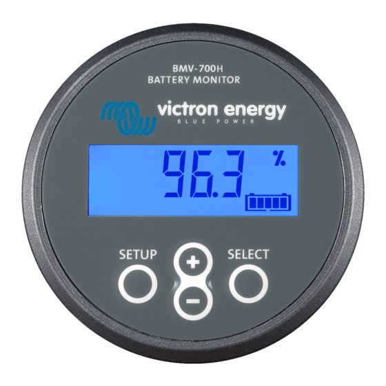 Victron energy BMV-7 Series Quick Installation Manual