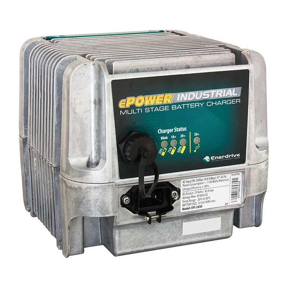 Enerdrive ePOWER INDUSTRIAL EPI-2430 Operation / Owner's Manual