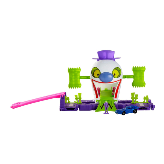Mattel HOT WHEELS DC THE JOKER FUNHOUSE Instructions