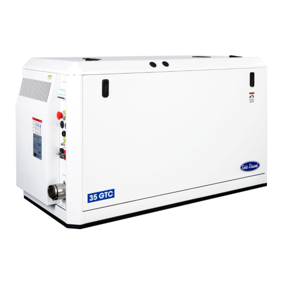 User Manuals: Sole Diesel 35 GTC Marine Generator