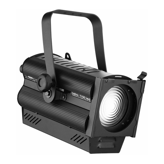 LDR Cetra F100W, LED 3200K Operating Instructions Manual
