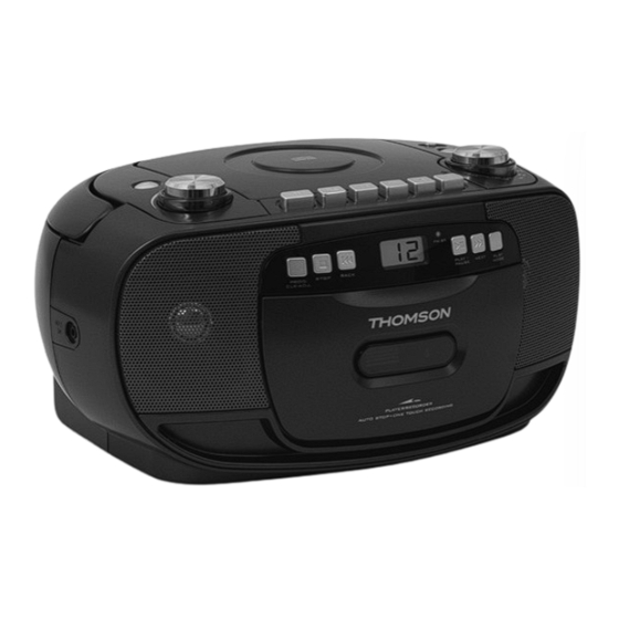 THOMSON RK201CD Operating Instructions Manual