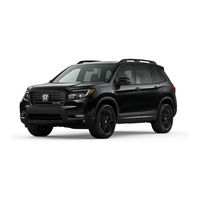 Honda PASSPORT 2024 Owner's Manual