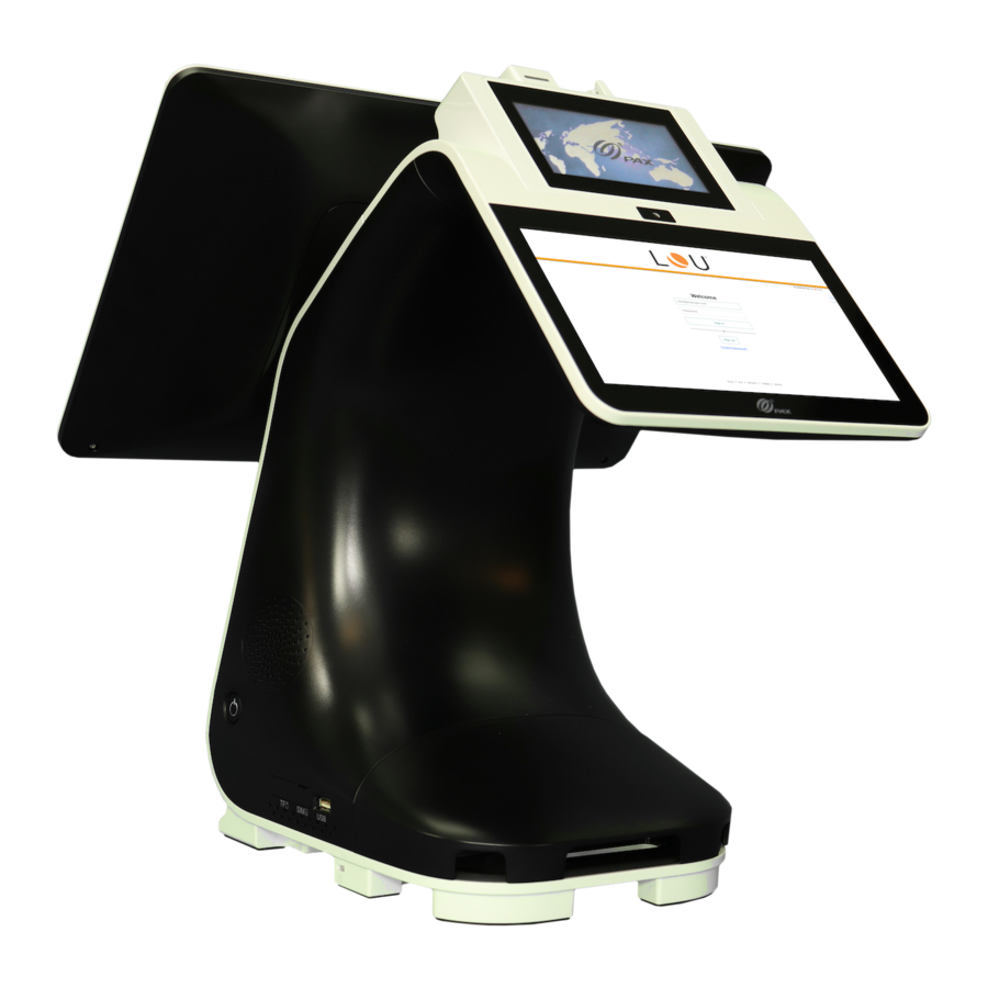 PAX E800 Integrated Smart Terminal Quick Setup Guide ManualsLib