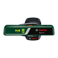 Bosch EasyLevel Original Instructions Manual