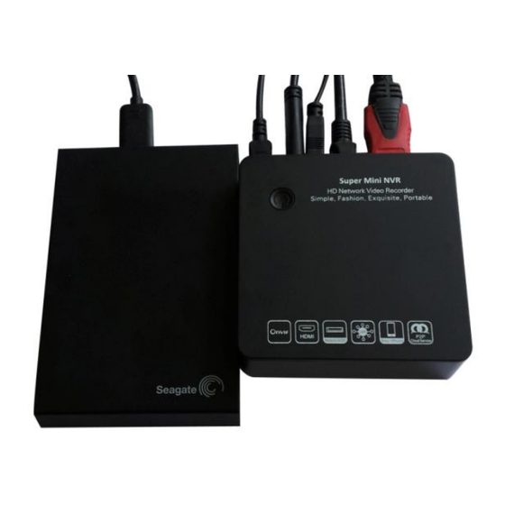 SunEyes Mini NVR Quick Start Manual