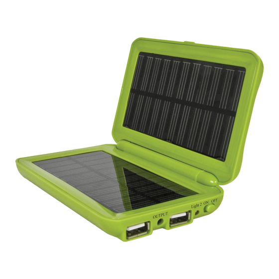 Wagan Solar e Charger User Manual