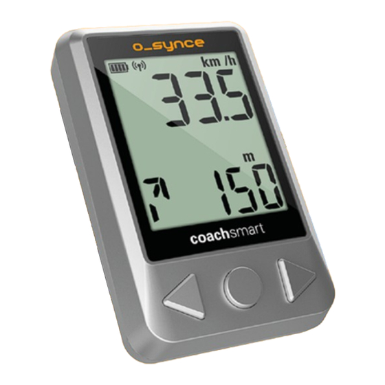 o_synce coachsmart Mobile Manual