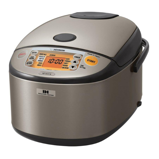 ZOJIRUSHI NPHCC10 OPERATING INSTRUCTIONS MANUAL Pdf Download ManualsLib