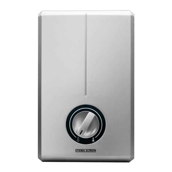 STIEBEL ELTRON DHC 6 XG OPERATION AND INSTALLATION INSTRUCTIONS MANUAL