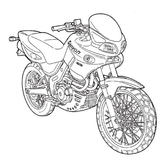 Cagiva 2005 Canyon Owner's Manual