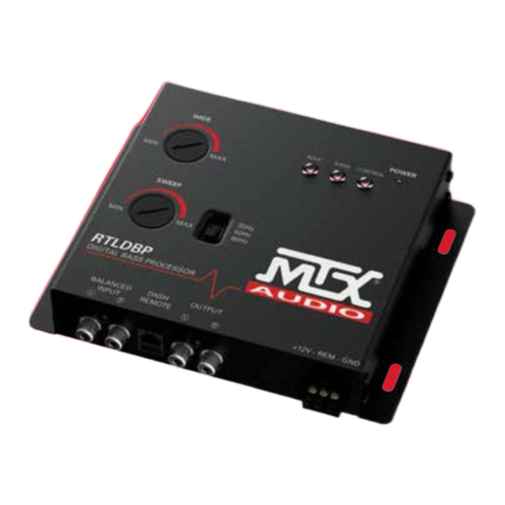 MTX Road thunder User Manual