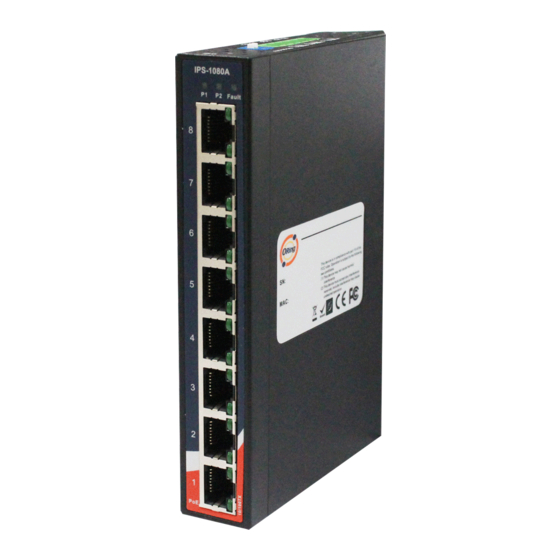 ORiNG IPS-1080A Quick Installation Manual