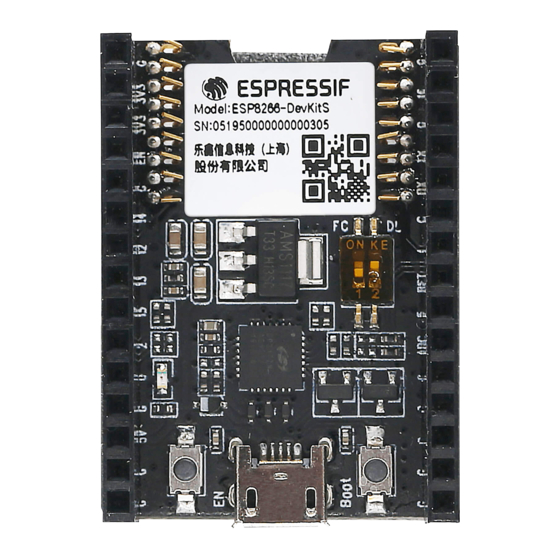User Manuals: Espressif Systems ESP8266 AT Board