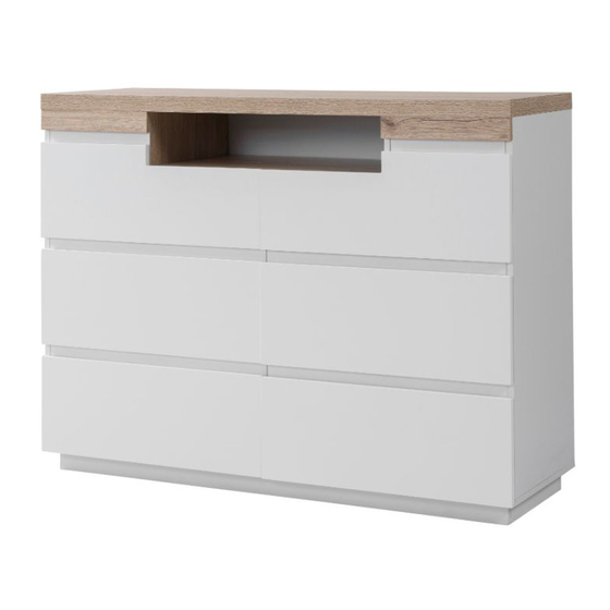 Mocka Sadie Six Drawer Assembly Instructions Manual