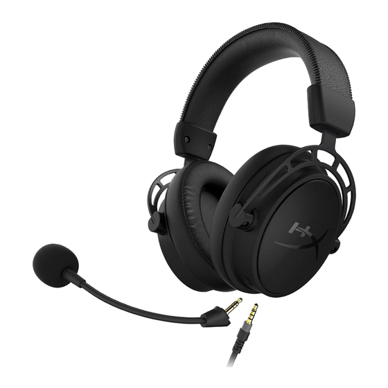 HyperX Cloud Alpha S User Manual