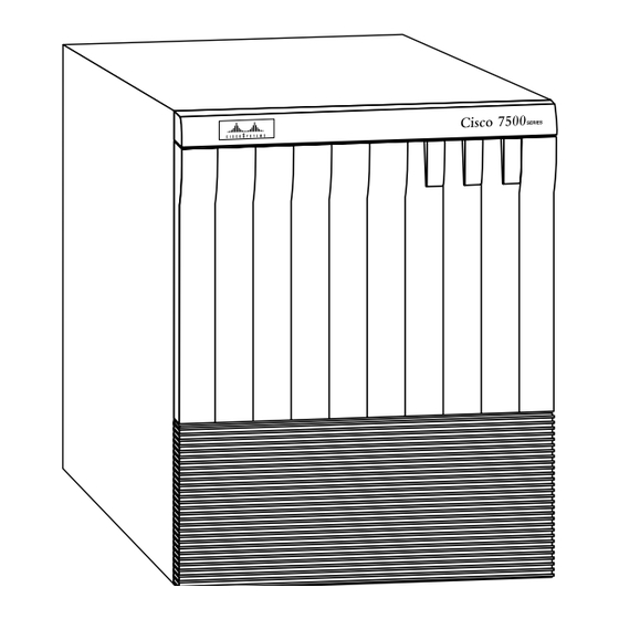 Cisco 7507 Manuals