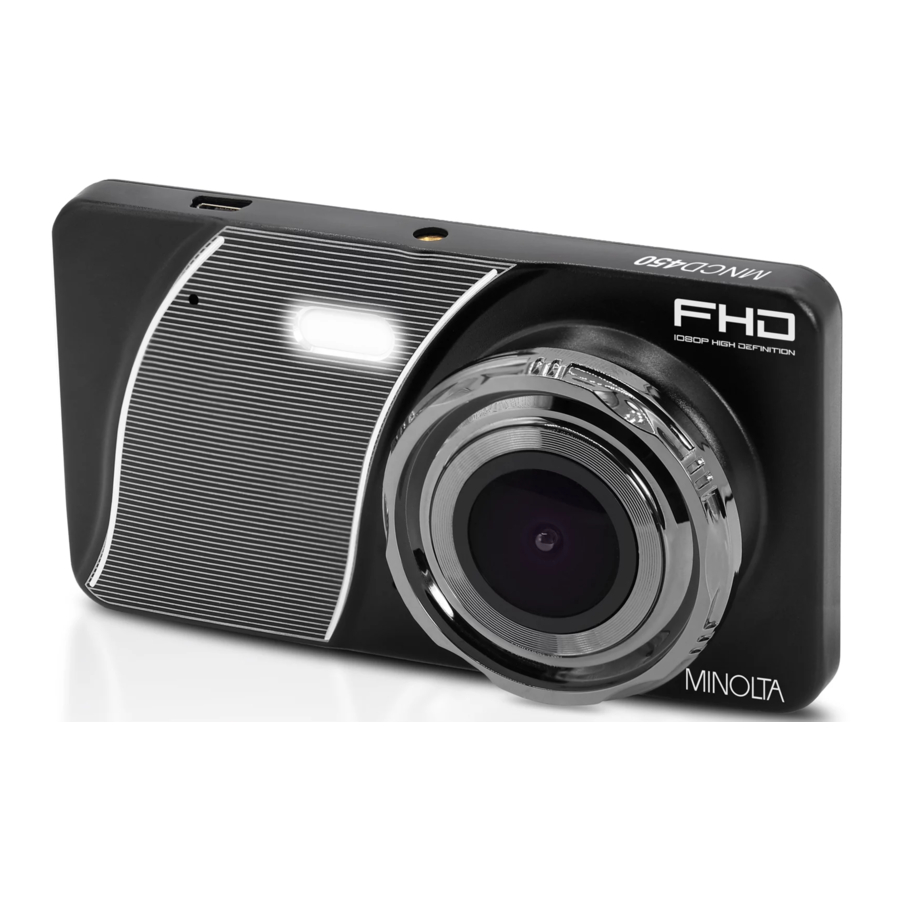 Minolta MNCD450 - Car Camcorder Manual