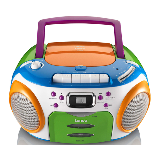 LENCO SCR-97 MP3 Kids Instruction Manual