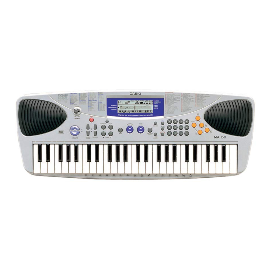 Casio MA-150 Manual