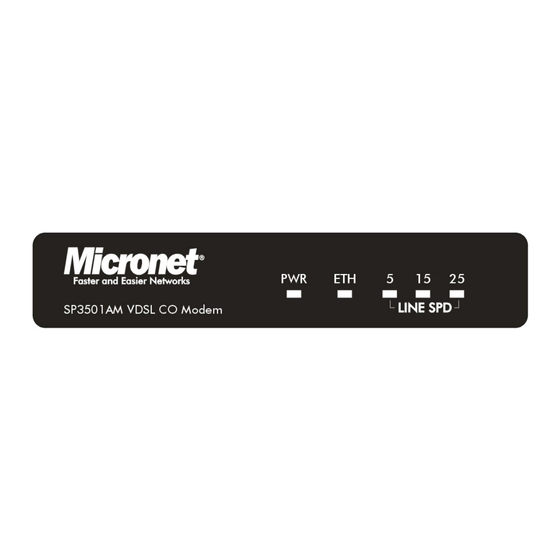 MicroNet SP3501AM User Manual